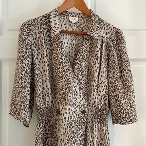 Parker dress, size 4, mini dress, 100% silk